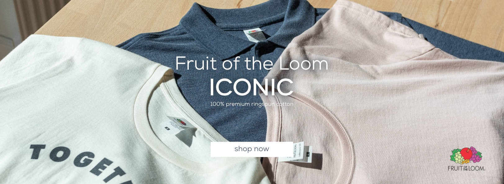 Fruit of the Loom Iconic cotton collection